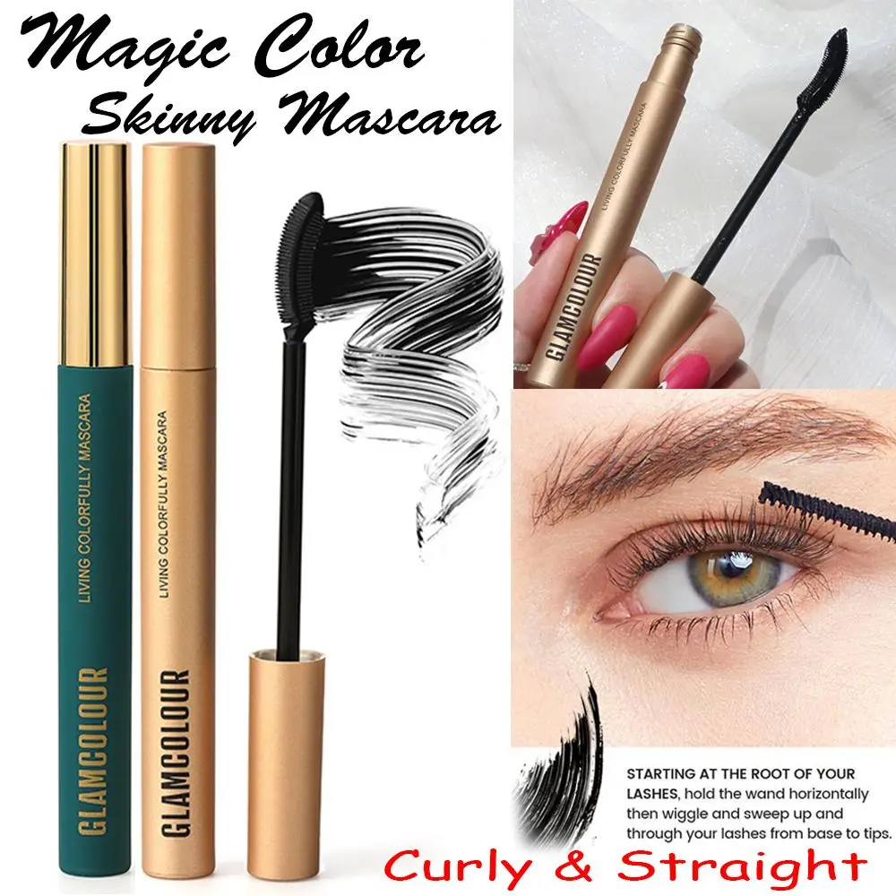 New Volume Silk Fiber Magic Color Mascara Waterproof Skinny