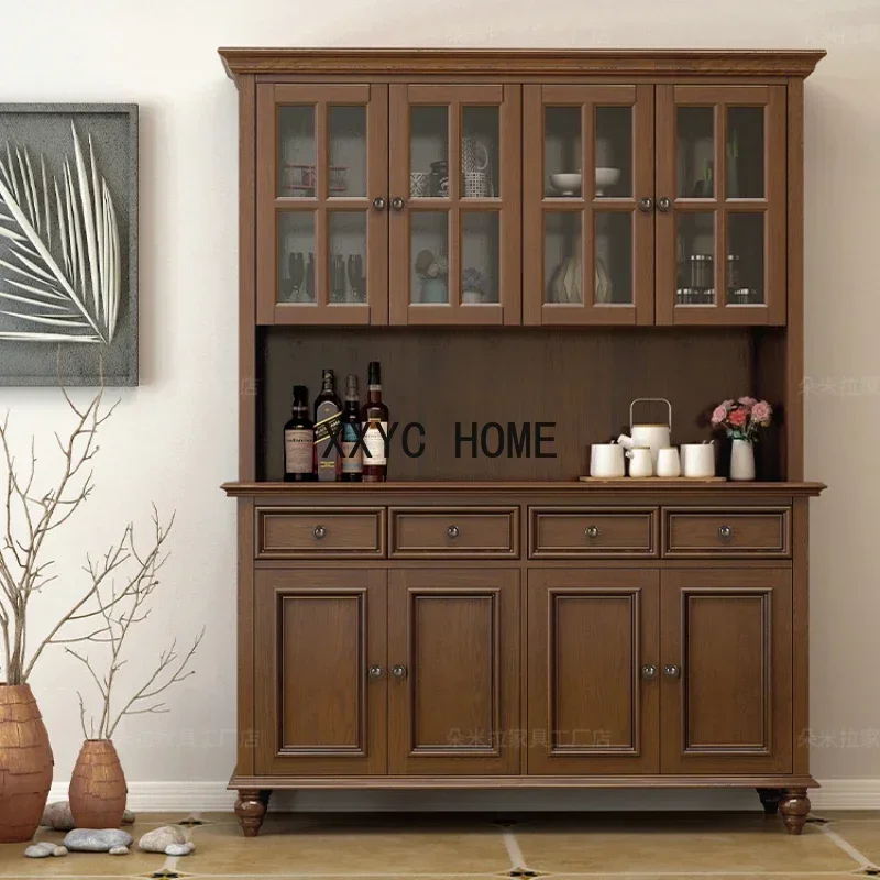 Wooden Luxury Kitchen Cabinets Sideboard Credenza Storage Locker Nordic Exquisite Muebles De Cocina Home Furniture
