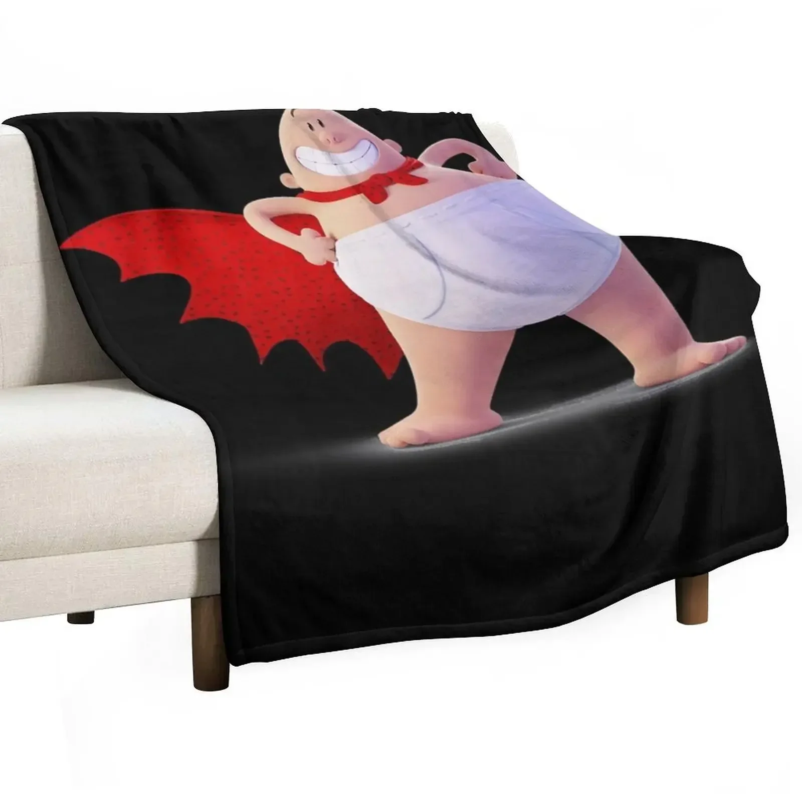 

Gift Idea Captain Underpants Throw Blanket blankets ands decorative Plaid on the sofa anime Blankets