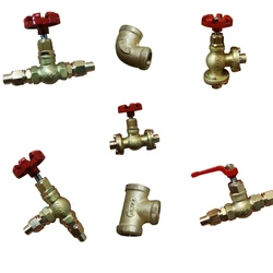 KACIO Model Valves, Micro Straight-Through Valves, Angle Valve, MINI Manual Flow Control Valves for Steam Engines Boilers Model