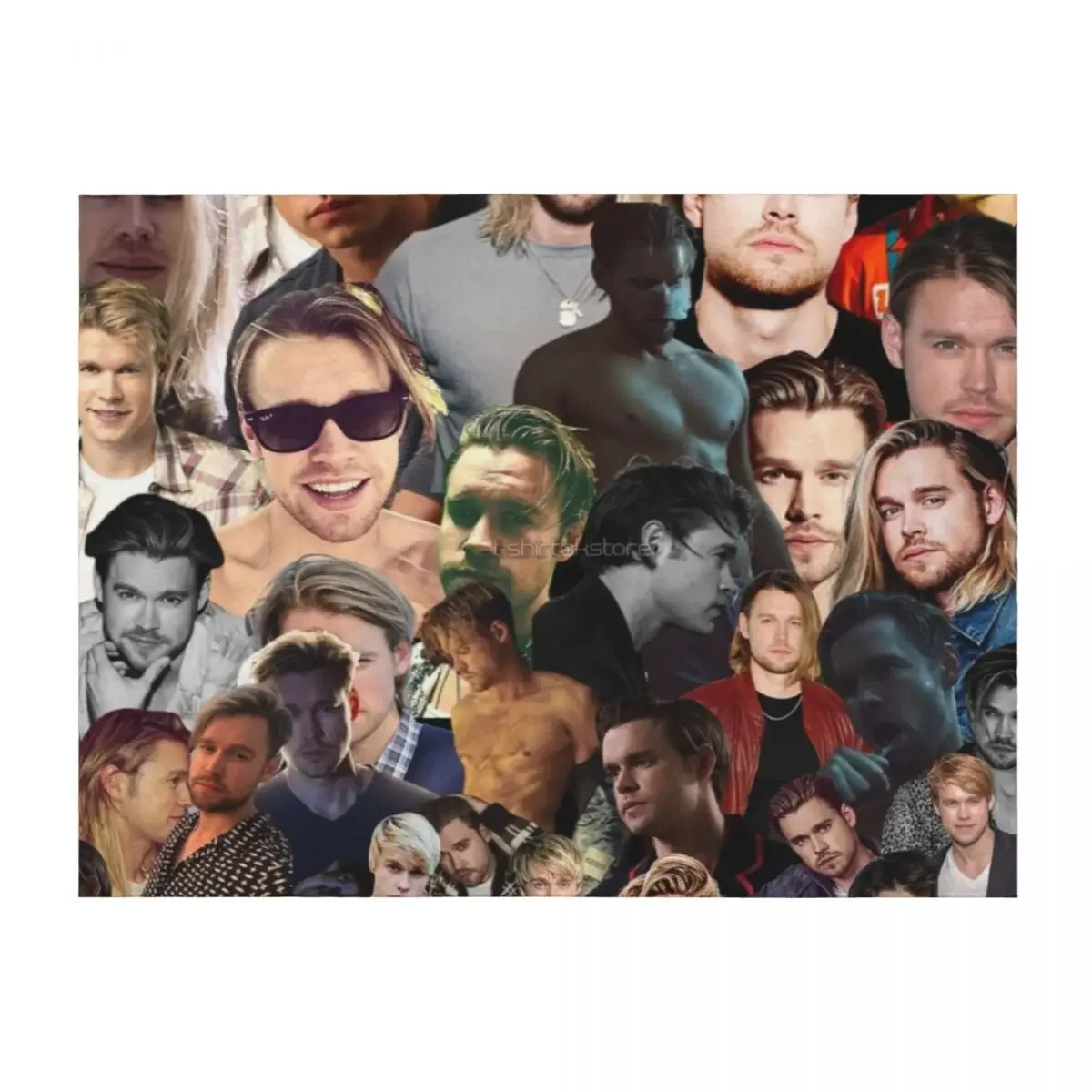 

chord overstreet photo collage Throw Blanket Kid'S Flannel Winter beds Hairys Blankets