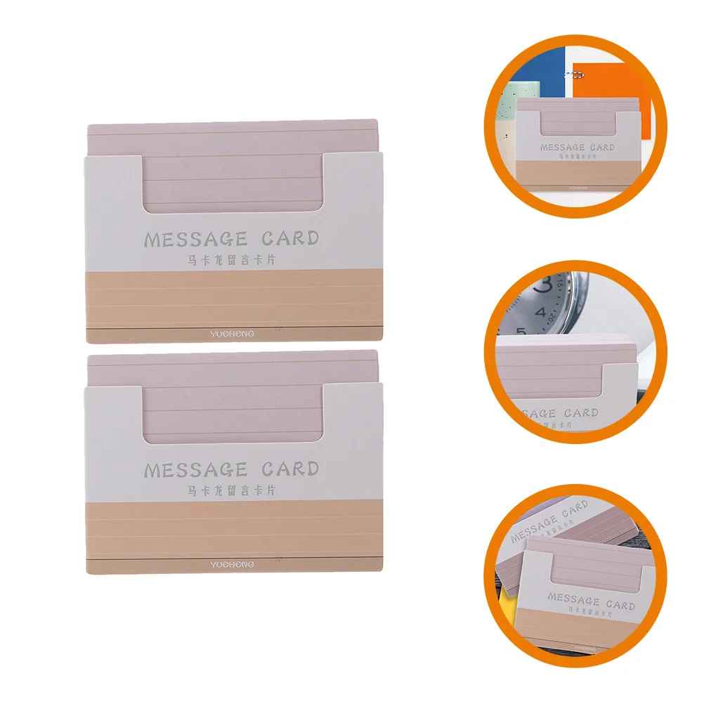 2 Bags Lined Flash Colorful Blank Index Cards Water Resistant Thickened Portable Note Cards For Study Work Travel Planning