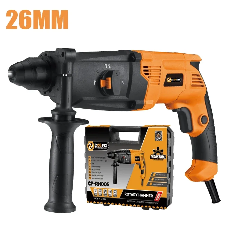 COOFIX power drill with SDS PLUS chuck Rotary hammer and hammer 26mm three function power drills machine