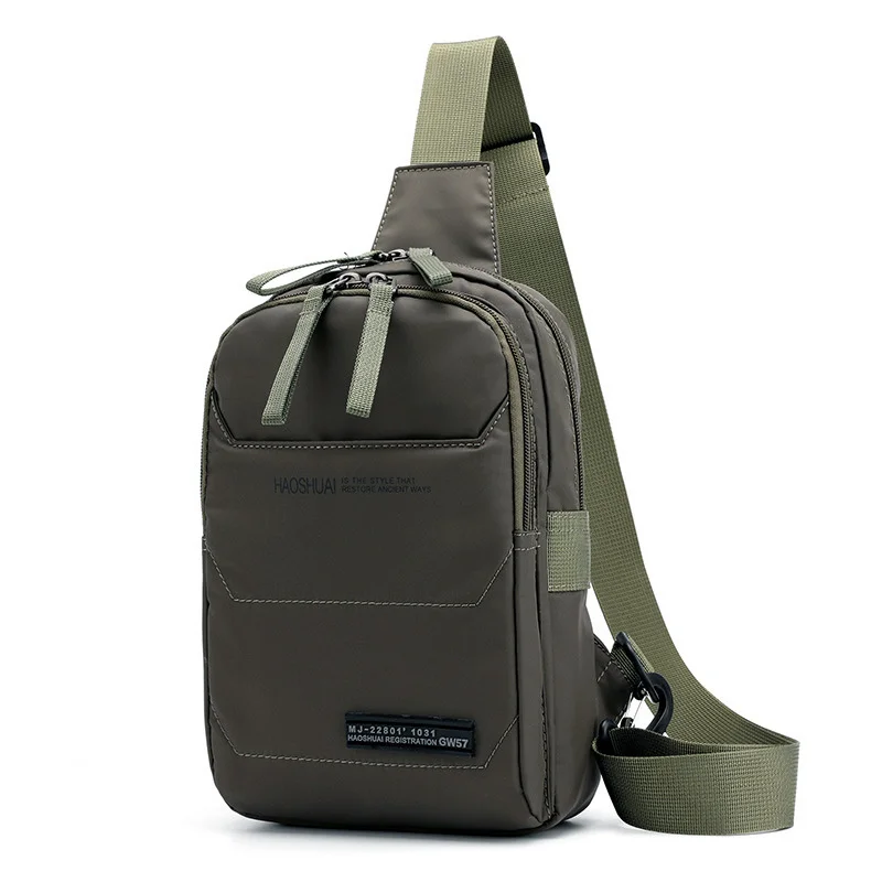 

Military Men Single Rucksack Cross Body Shoulder Bags Travel Knapsack Fashion Casual High Quality Nylon Chest Daypack Backpack