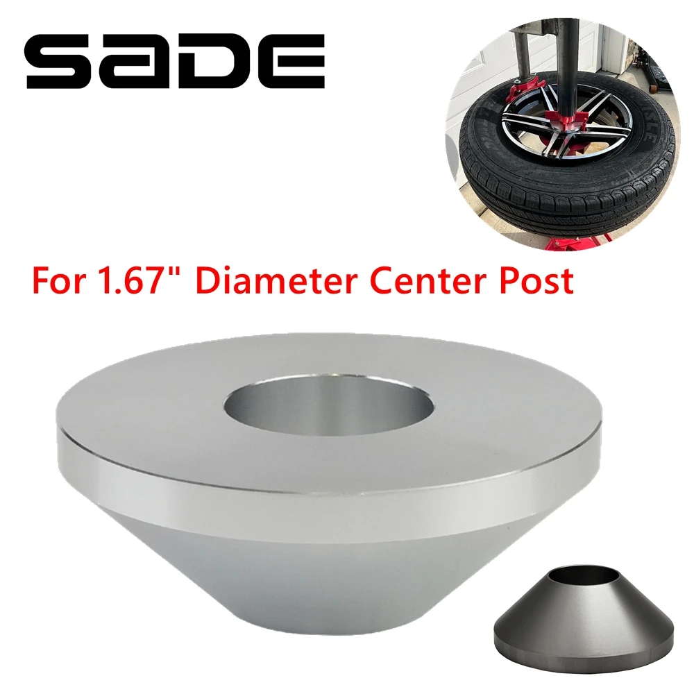 Large Manual Tire Changer Centering Cone Wheel Balancer Hold Down Cone for 1.67