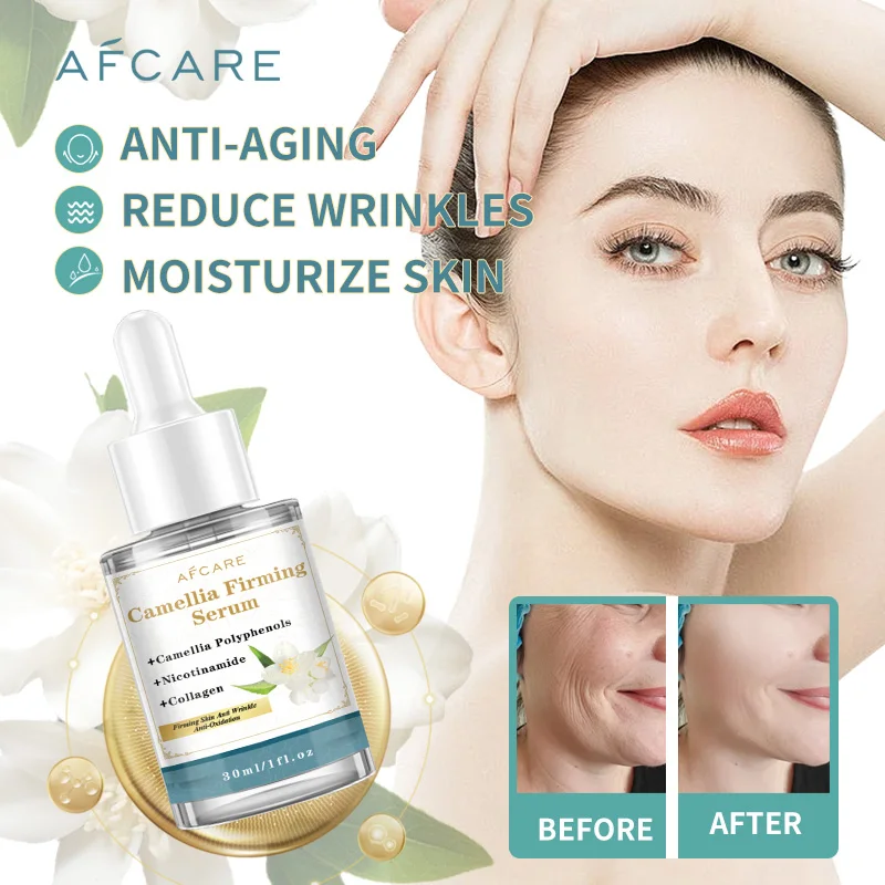 

Camellia Firming Essence Anti Wrinkle Face Serum Collagen Nicotinamide Hydrating Anti Aging Skincare Products Reduce Fine Lines