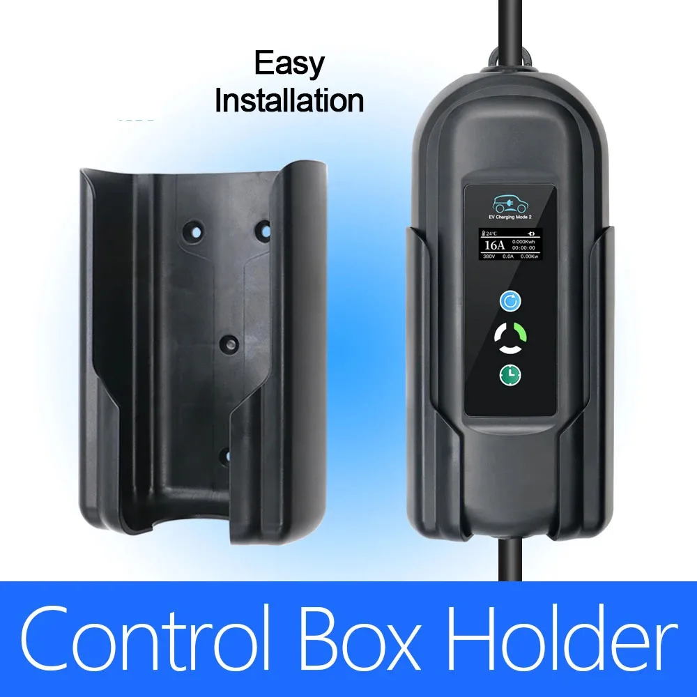 Electric Vehicle Charger Control Box Holder EV Charging Cable Hook Wallbox Holder Cable Holder Easy Install