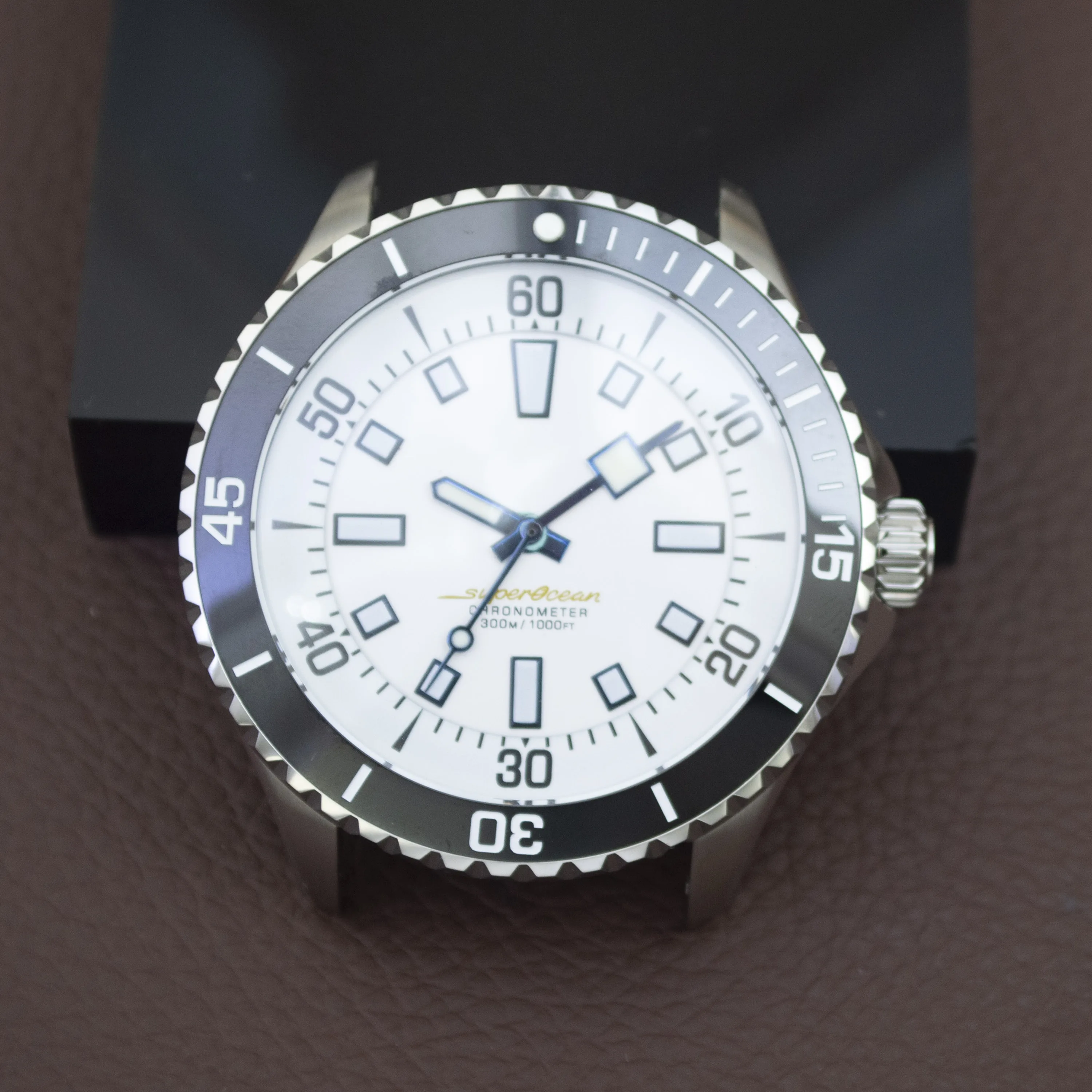200m Dive Watch Case Dial Hands Stainless Steel NH35 Case Sapphire Glass for Superocean MOD Parts NH35 NH36 Movement Men Case - Image 4