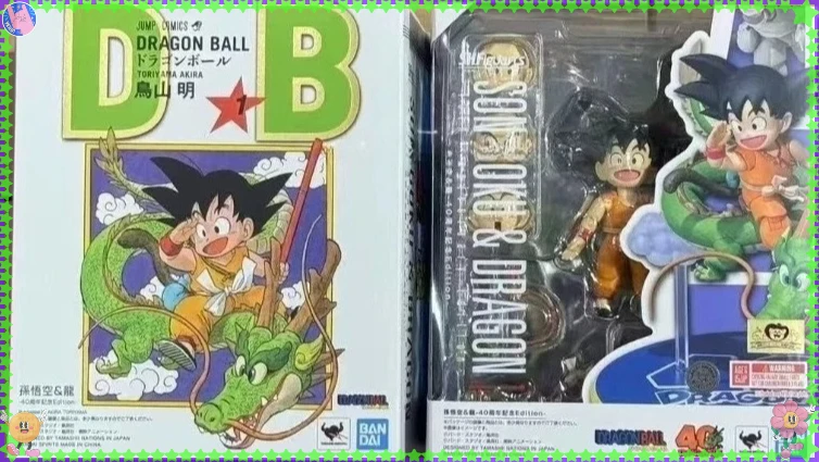 

100% оригинал Bandai SHFiguarts SHF SON GOKU Dragon 40th Anniversary Edition Dragon Ball Коллекционная модель украшения