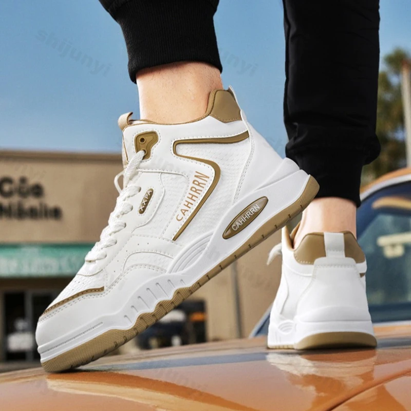 

Men's Platform Sneakers 2025 Autumn Winter New Outdoor Non Slip Height Increase Board Shoes Comfort Fashion Lace Up Casual Shoes