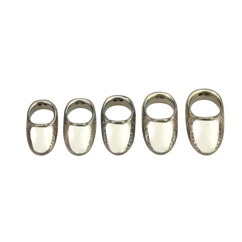 Tiro con l'arco Protezione per il pollice Anello da tiro Protezione per le dita Caccia Equipaggiamento protettivo Caccia all'aperto Tiro con arco e frecce Accessori