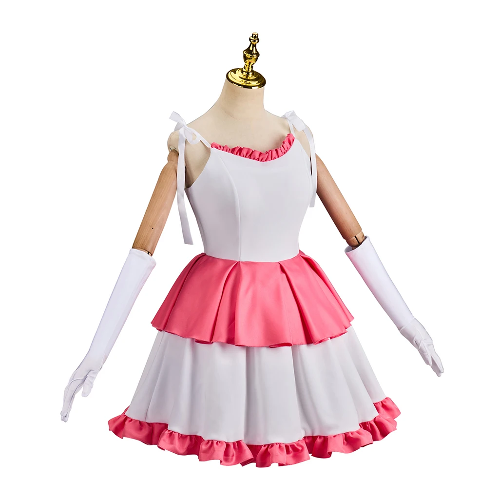 Cosplaydiy Perfect Blue Mima Cosplay Sweet Suspender Dress Cake Skirt Idol Stage Performance Costume Halloween Christmas Costume