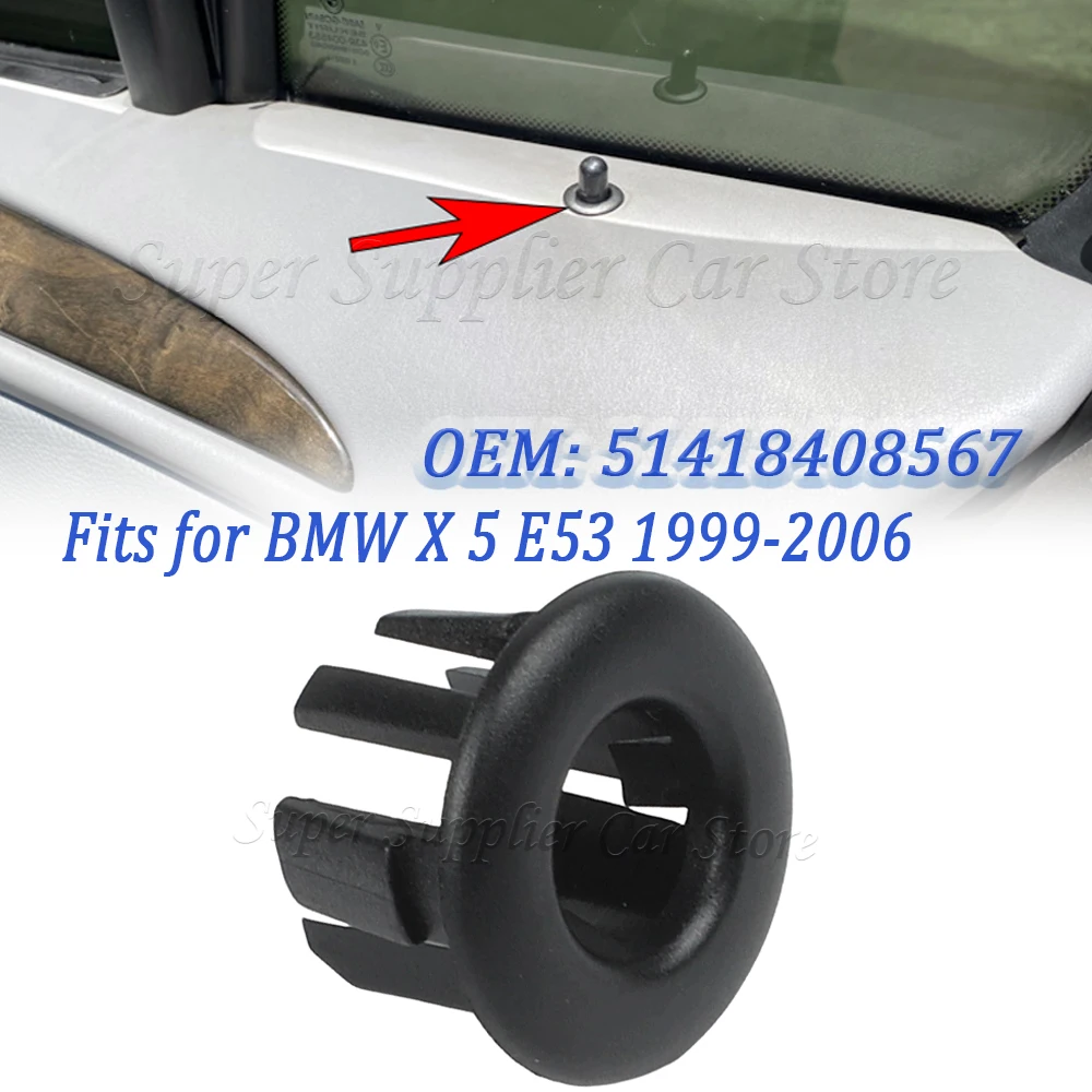 For BMW X 5 E53 1999 2000 2001 2002 2003 2004 2005 2006 Car Window Door Lock Operating Rod Cover Grommet New 1PC 51418408567