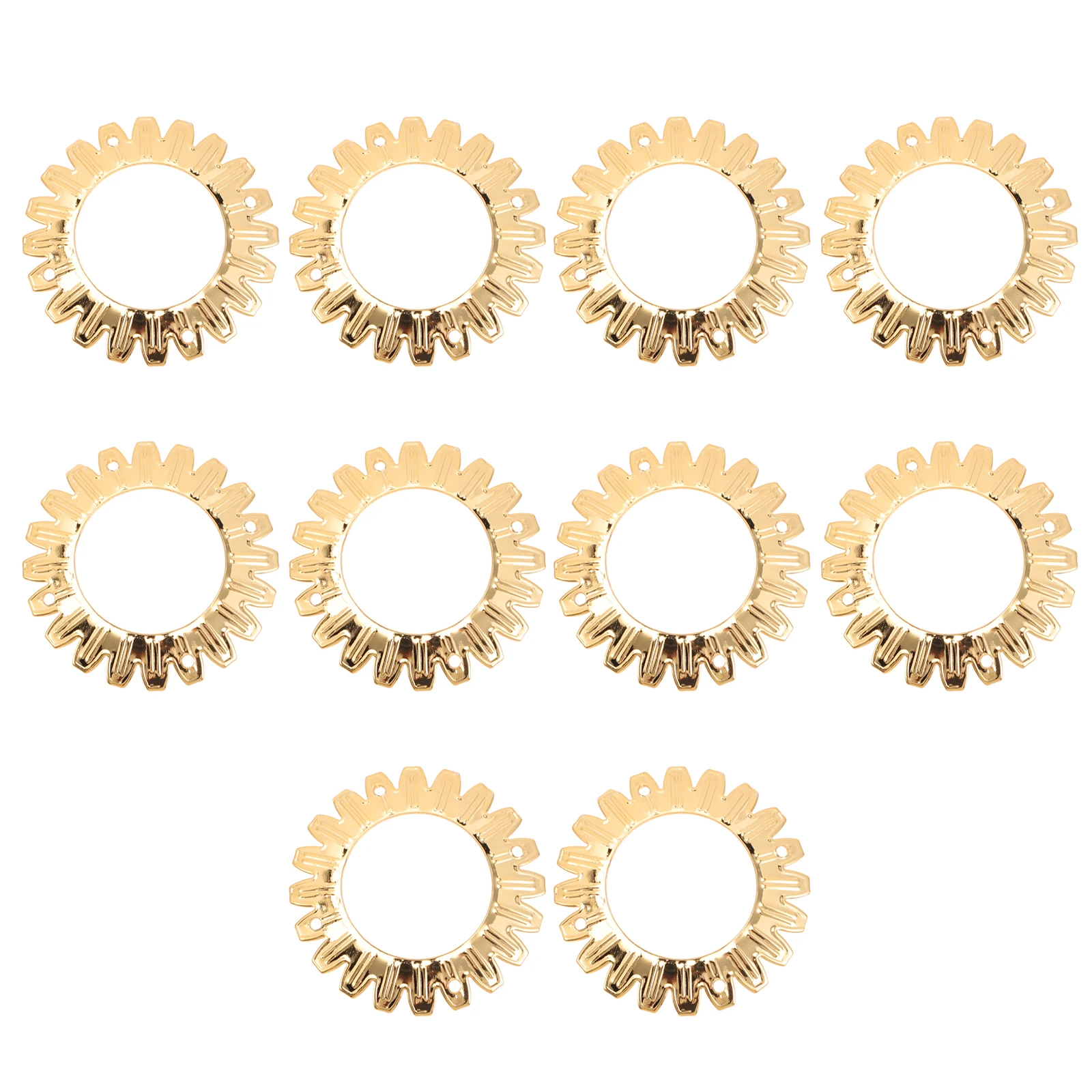 

10pcs Lamp Cover Iron Flower Shaped Light Top Led Chandelier Cap For Home Cafe Bar Hall Living Room Corridor Fixture