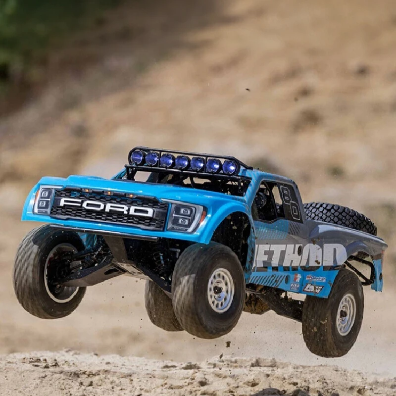 Nieuwe LOSI RC modelauto, kleine Baja Rey Raptor 1/10 vierwielaandrijving RTR afstandsbediening elektrische woestijn korte vrachtwagen