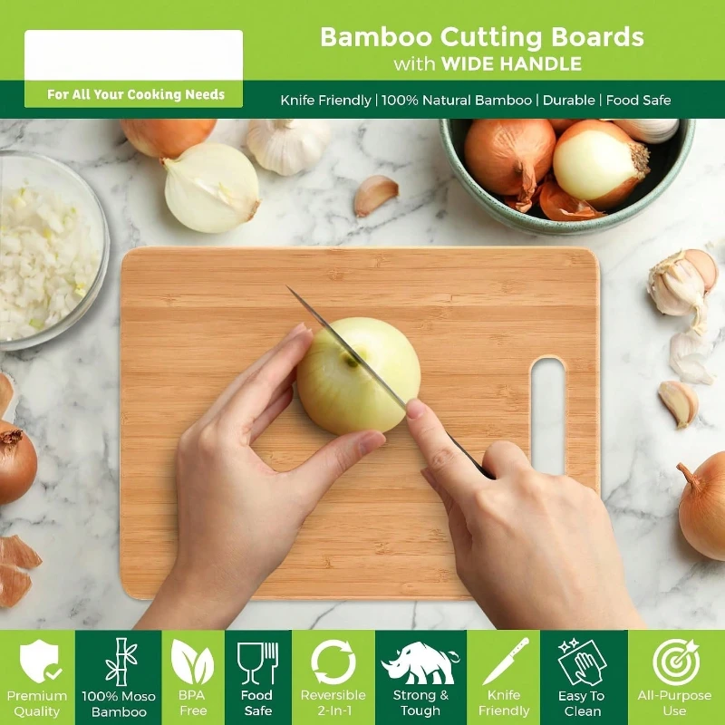 Набор бамбуковых разделочных д – обзор и цена Bamboo Cutting Board