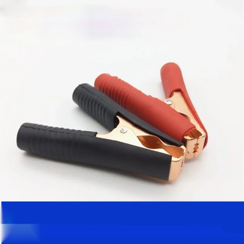 Alligator Clips Hot Car Battery Clamps Crocodile Clip 100A Red Black Electrical Connection Battery Terminals Power Wire Test