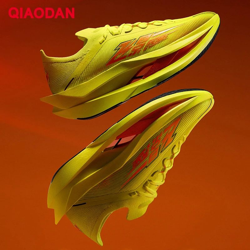 

QIAODAN Feiying Plaid 3 Carbon Plate Men Running Shoes 2026 Marathon Racing Sneakers Rebound Cushion Athletic Shoes QDB023262290