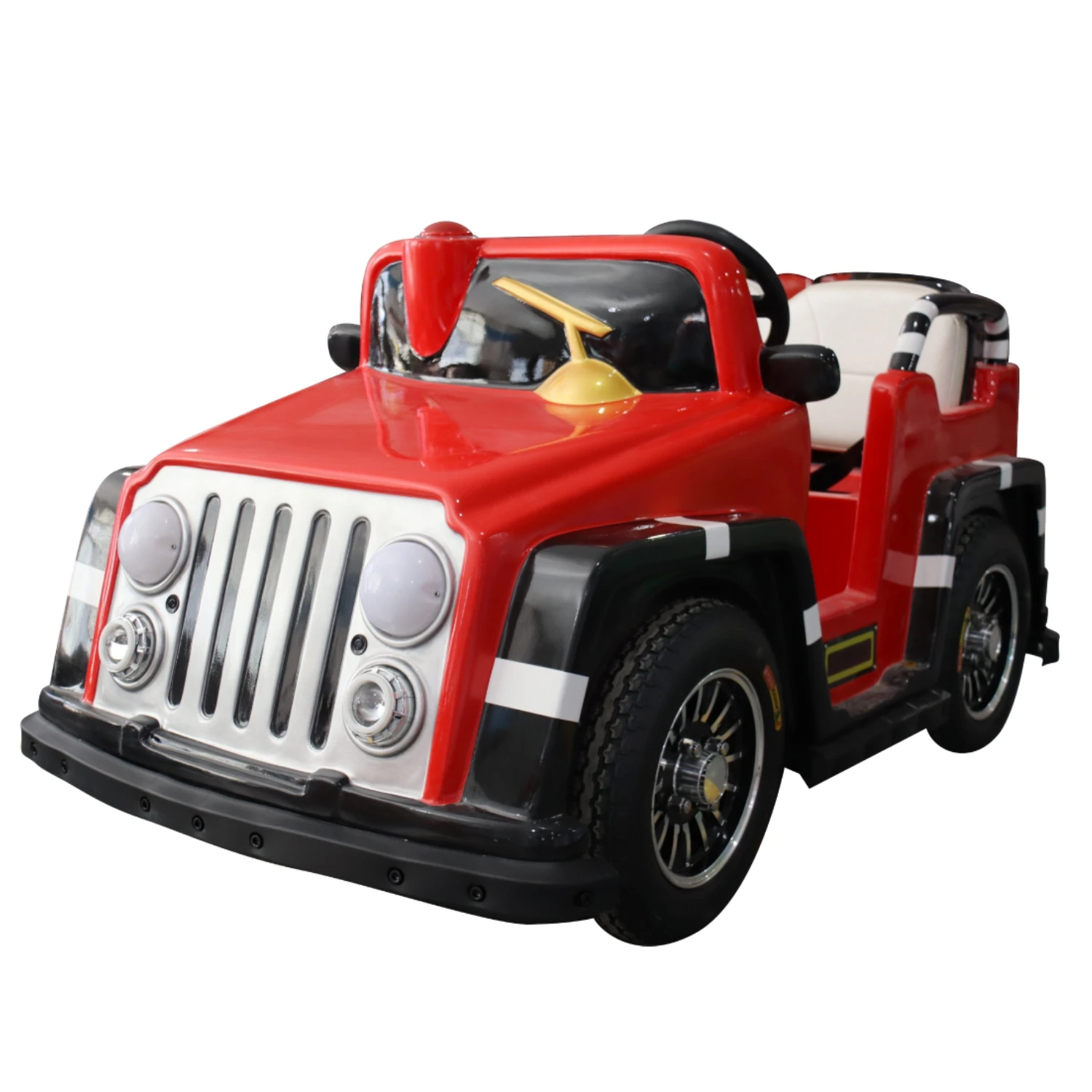 Amusement Park Red  Kids Electric Ride-on Cars 2 Seater Kiddie Ride Bumper Car For Boys And Girls