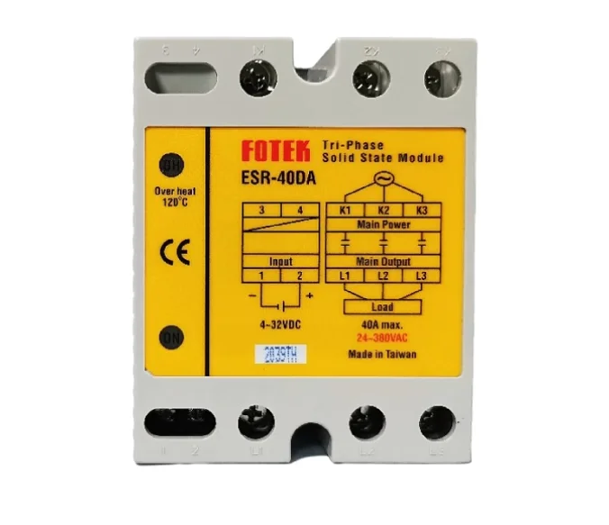 3 phase Solid state relay thyristor module ESR-25DA ESR-40DA ESR-60DA ESR-100DA ESR-25DA-H  ESR-40DA-H ESR-60DA-H ESR-80DA-H