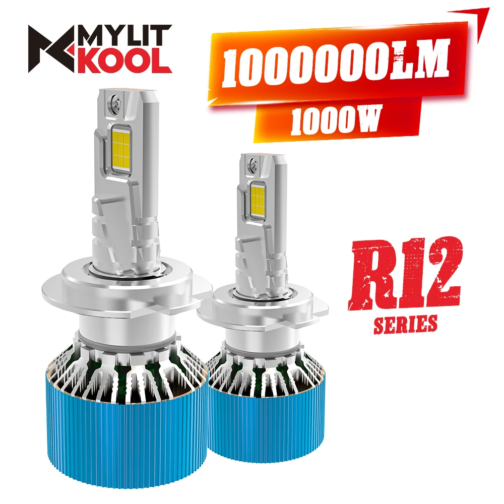 

H7 H4 Car LED Headlight Canbus No Error 1000000lm Light Bulb H1 H11 9005 9006 HB3 HB4 6000K Auto Lamp Fog Light 12V Plug&Play