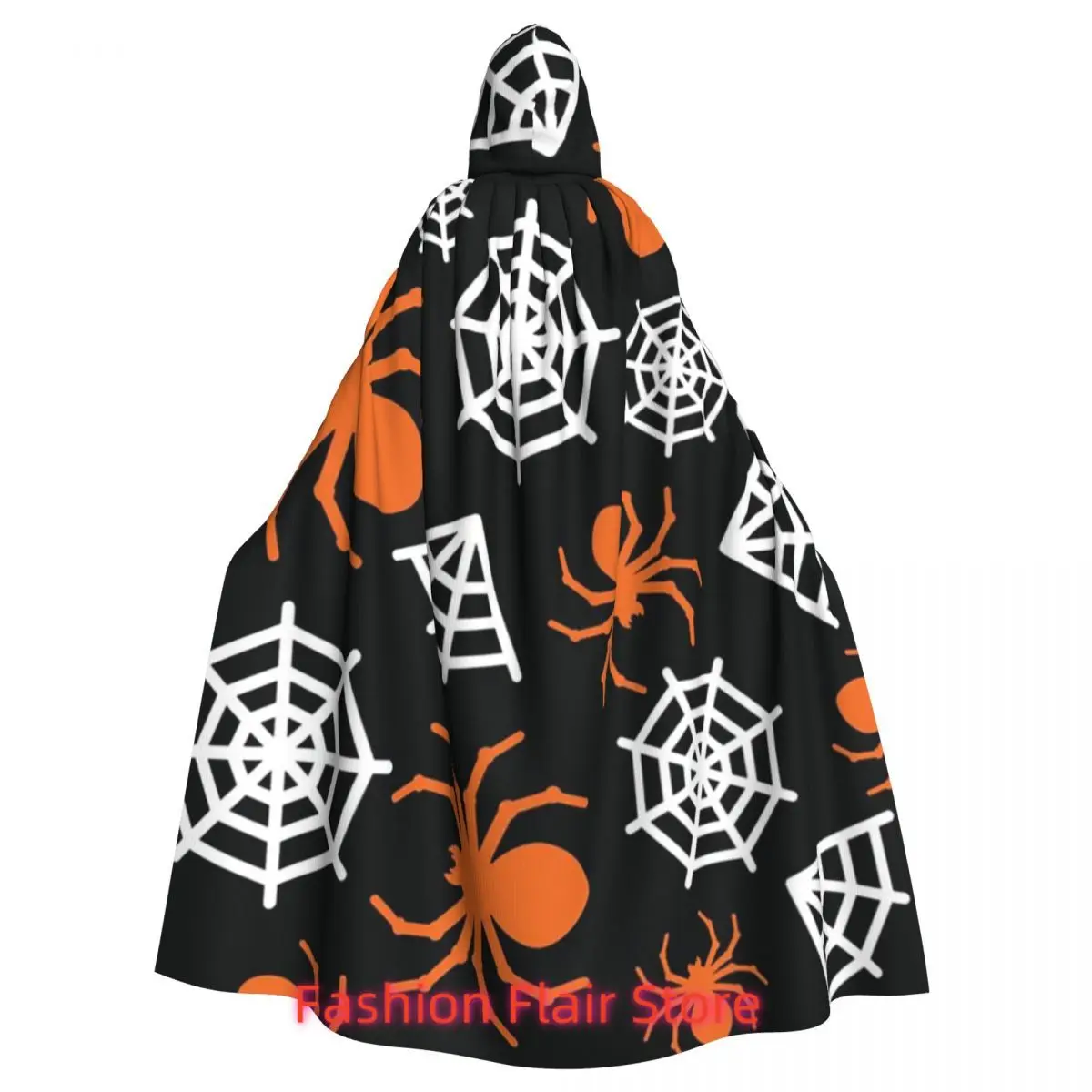 

Хэллоуин паутина и паутина длинный плащ с капюшоном ведьма средневековый костюм косплей накидка Хэллоуин пальто для взрослых унисекс