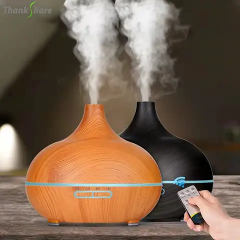 아로마 에센셜 오일 디퓨저 아로마 테라피 초음파 가습기 자동 원격 제어 Humidificador 300 500 1000ml