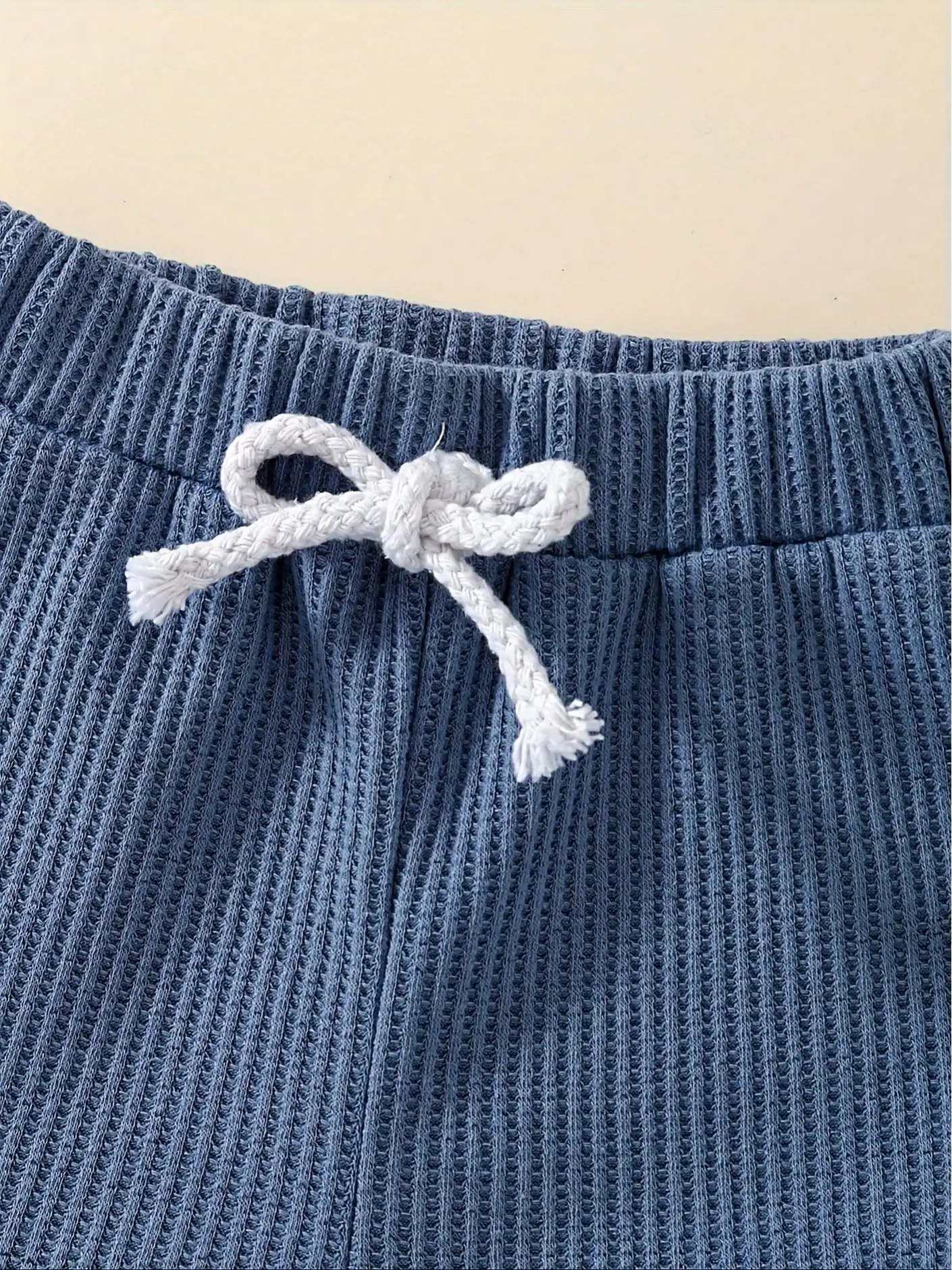 طقم شورت مخطط للأطفال حديثي الولادة من الأولاد والبنات، قميص رومبير مخطط بأكمام قصيرة وسروال قصير طقم ملابس صيفية للأطفال