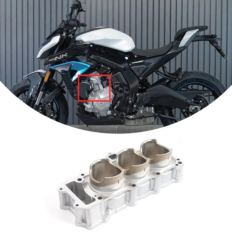 For CFMOTO 675NK Cylinder Block Motorcycle Accessories CF Moto 675 NK NK675 CF675 CF650-11 Motor Engine Cylinder Moto Parts