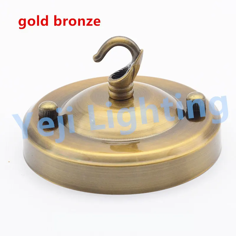 

Ceiling rose canopy with hook Iron Ceiling plate with hook Metal Ceiling plate with ring Crystal Lamp Led Chandeliers Lamp Base