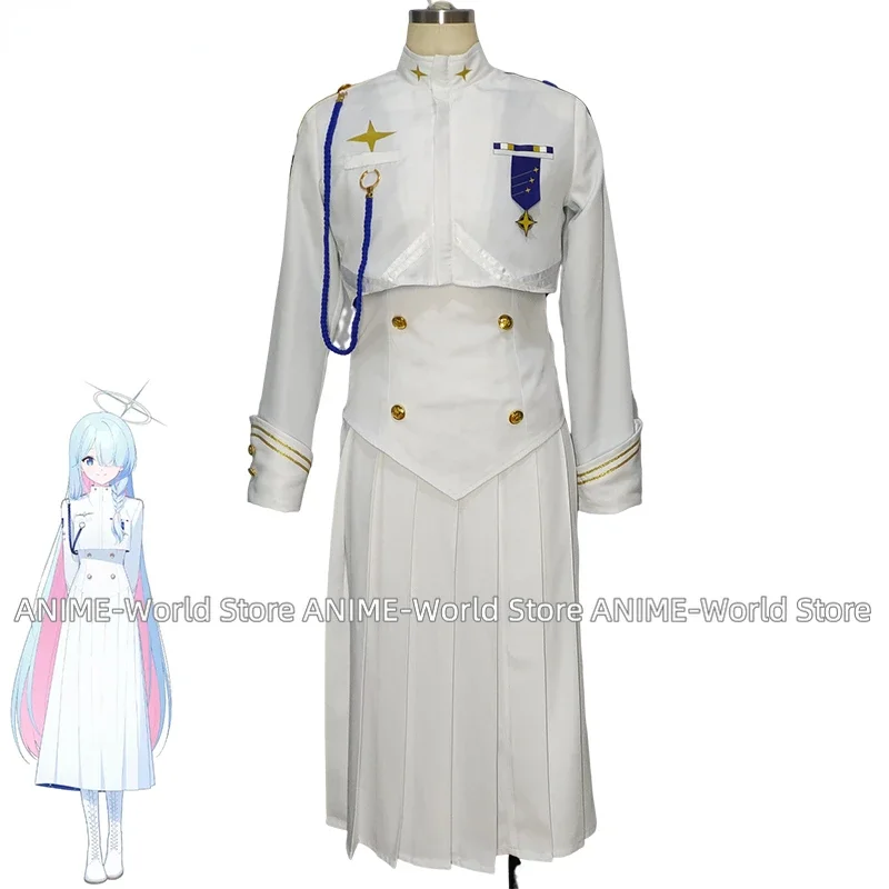 Game Blue Archive Student Union President Cosplay Costume Arona Dress Cute Party Suit Halloween Carnival Uniforms Custom Made