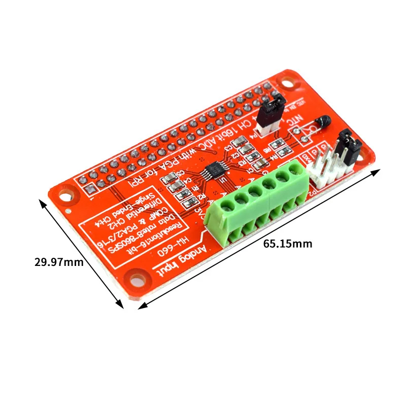 Raspberry Pi 3/2/B+ ADS1115-ADCModule