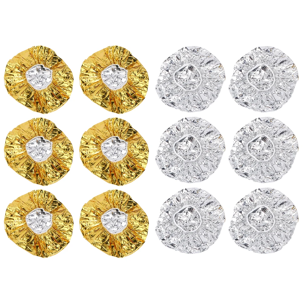 

Aluminum Foil Cap Reusable Heat Shield Thermal for Deep Conditioning Hair Processing Beauty Salon Caps Hair Care Styling