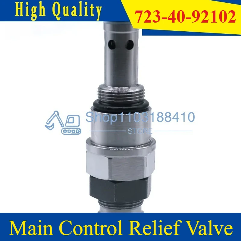 

High Quality Excavator Main Control Relief Valve 723-40-92102 23-40-92103 for Komatsu PC350-7 PC300-7