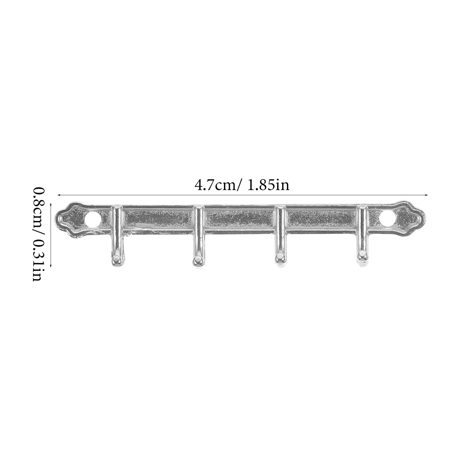 2 шт. комод кукольный домик крючки для пальто вешалки для одежды настенная посуда подвесные крючки для корзины из серебряного сплава имитация мини