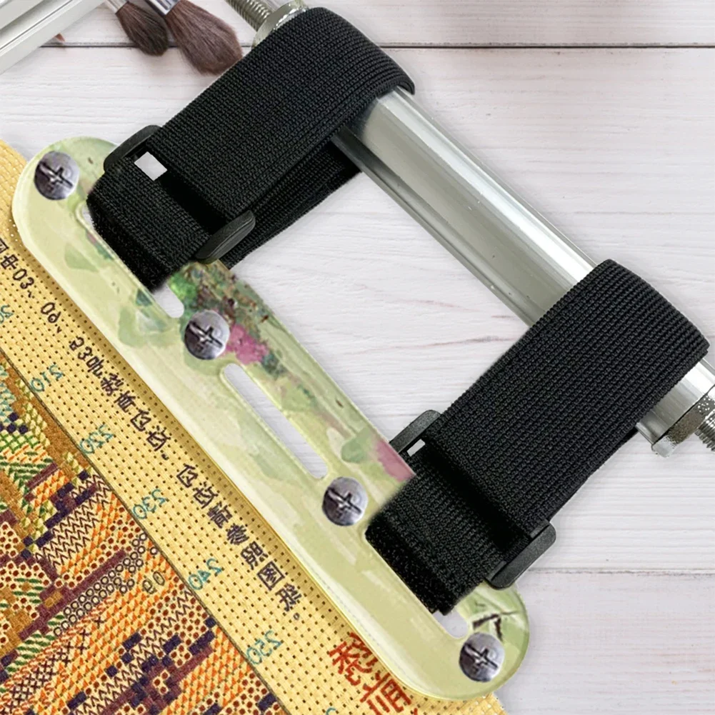 Acrylic Cross Stitch Side Tension Clips for Canvas Cross-Stitch Sewing Display Frame with Bandage Stretch Tool Screw Screwdriver