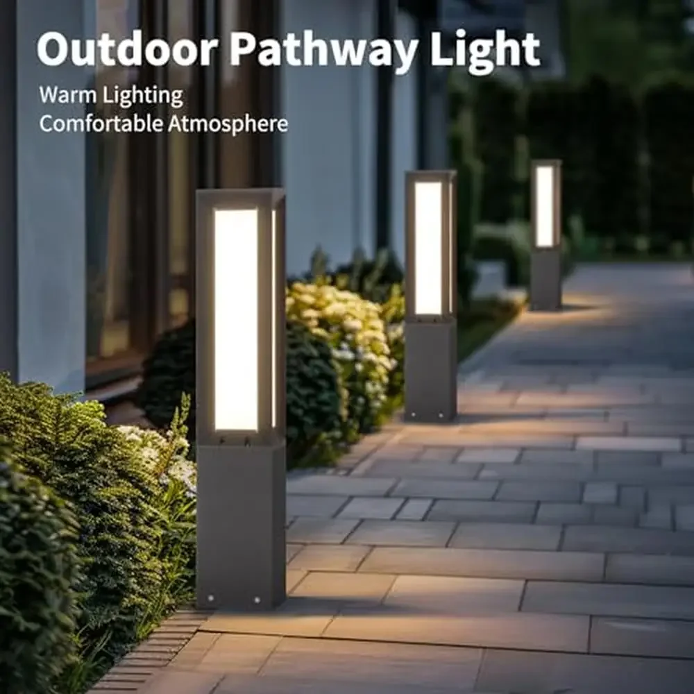 32'' Modern Outdoor Pathway Light Luxury Aluminum IP65 Waterproof High Voltage Garden Floor Lamp Romantic Entrance Lighting