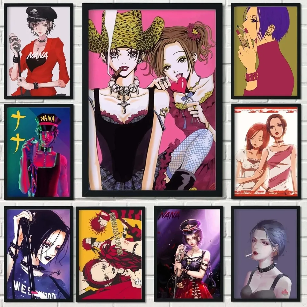 Sexy NaNa Anime Canvas Paint-by-Numbers Wall Art - Unique Hand-Painted Poster  Print for Home Decor