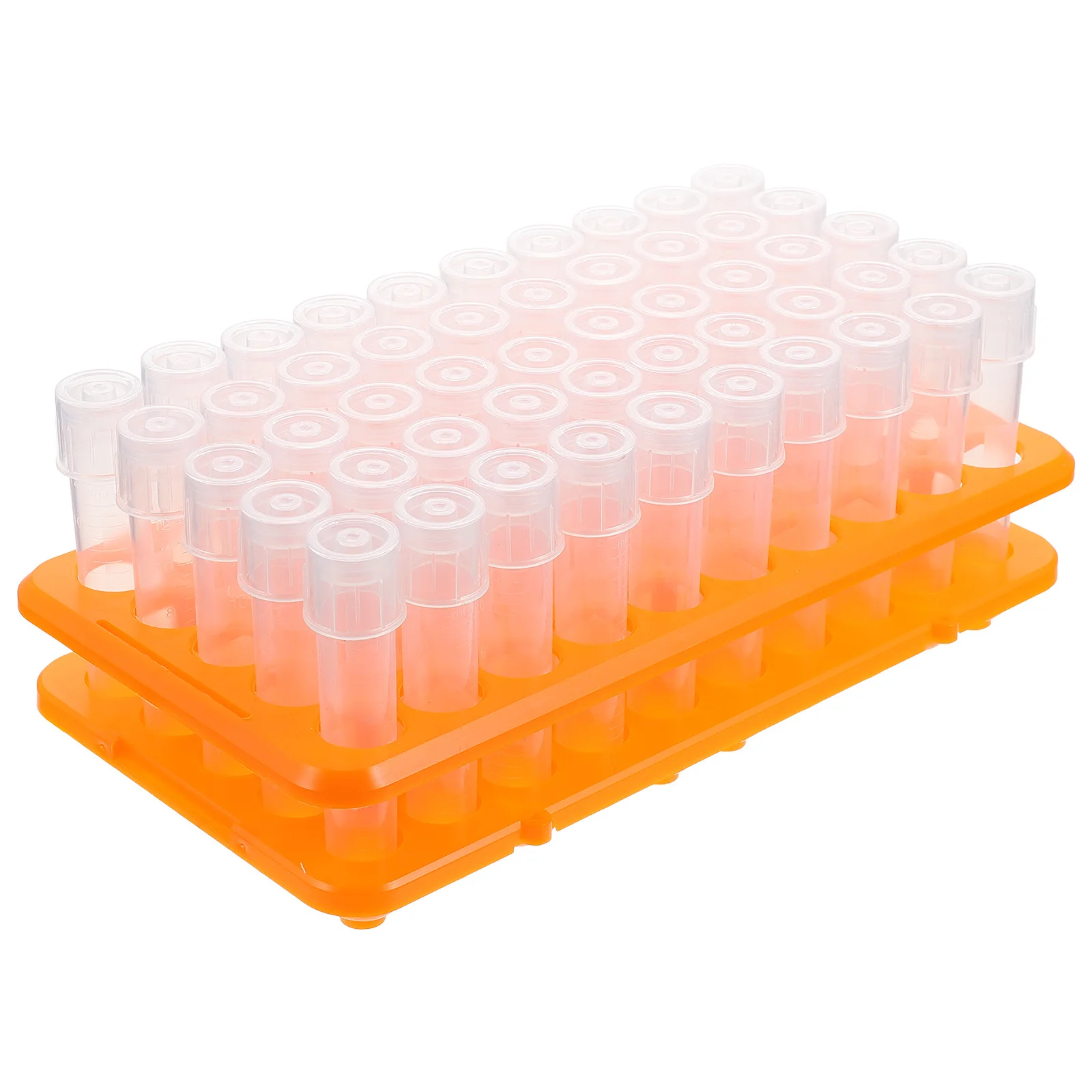 

100Pcs Science Test Tubes 12ml Leakproof Caps Flat Surface Cultivation Laboratory Experiments Science Test Tubes