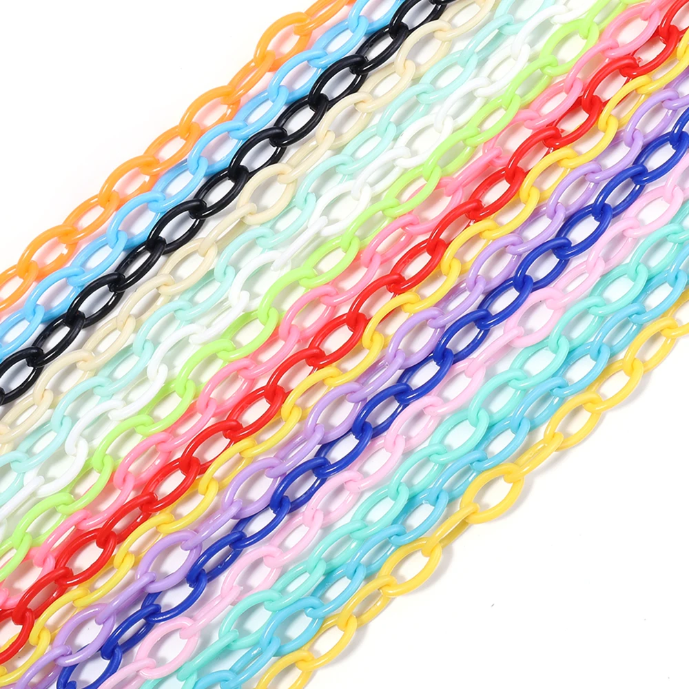 Jewelry Making Glasses - 5pcs Width 8mm Length 50cm Colorful