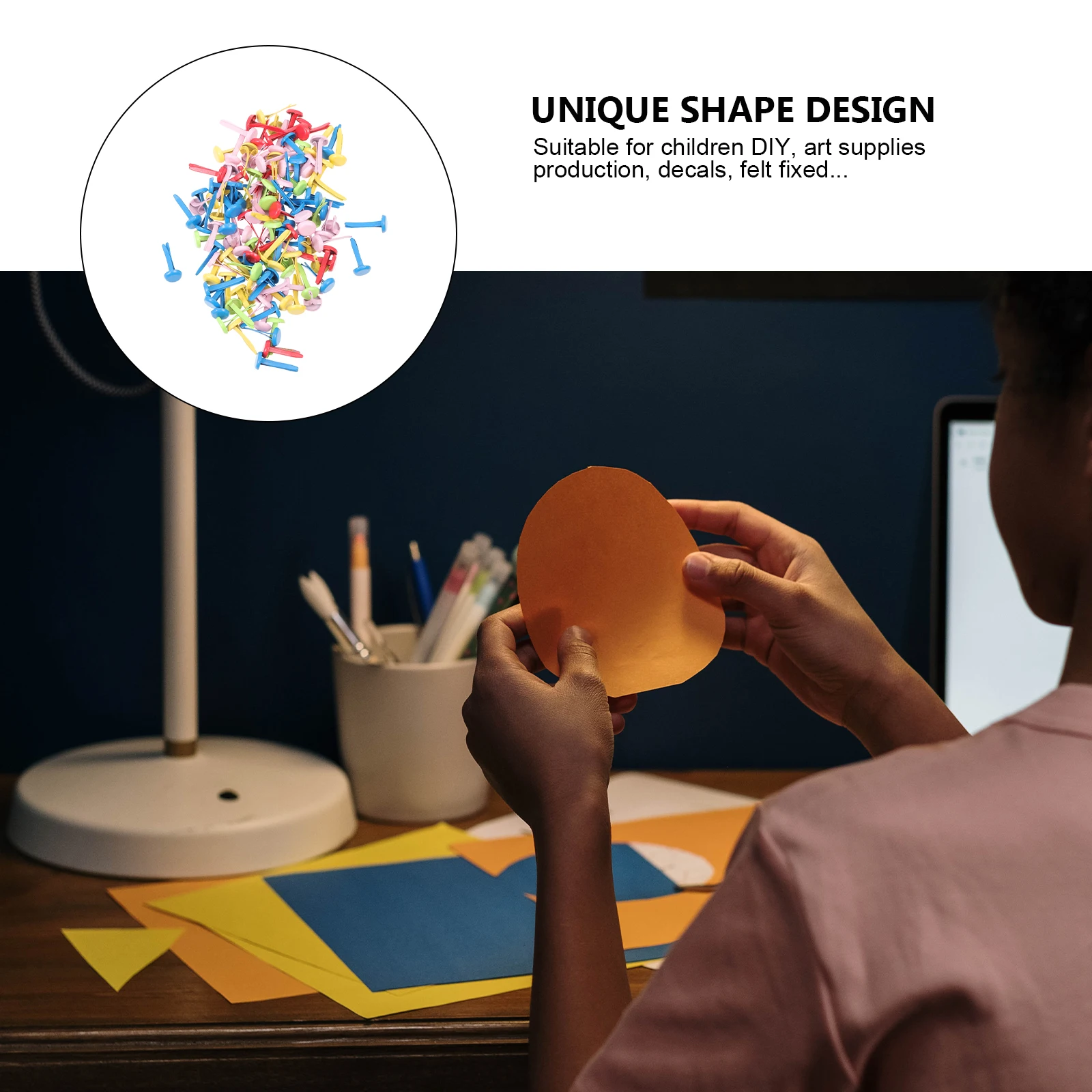 120 шт. двуногие ногти, крепления для бумаги, мини-шлепки из сплава для поделок своими руками, художественные принадлежности, декоративные железные кисти, изготовление поделок