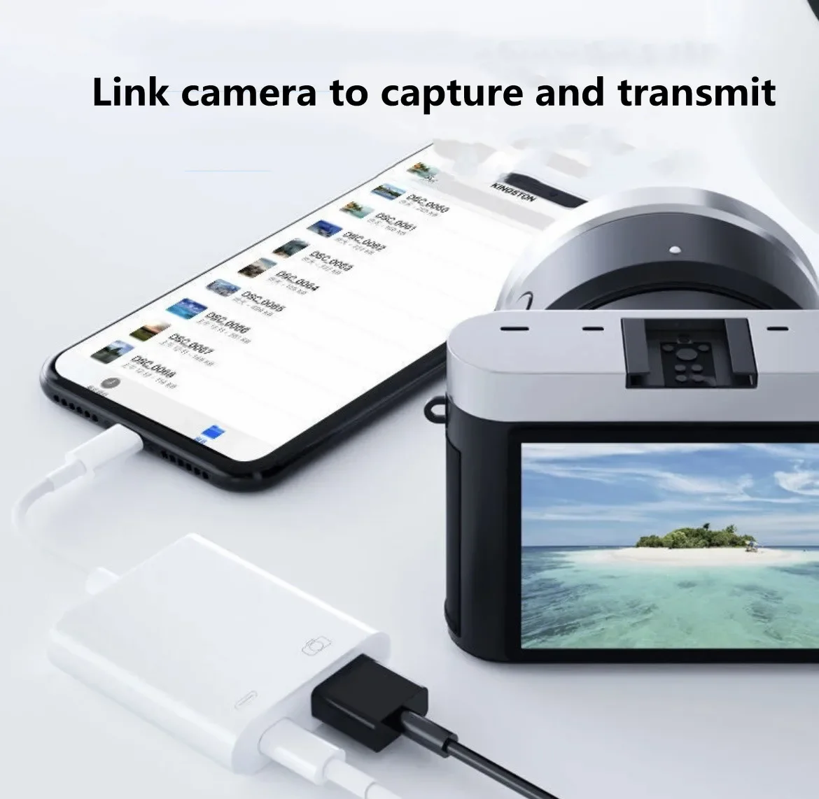 نوع C OTG محول كابل شحن سريع محول USB C إلى USB 3.0 تهمة الفاصل لجوجل TV Chromecast HD لعبة دفتر #4