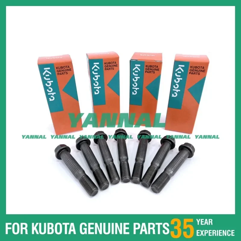 New 8PCS V3800 Connecting Rod Screw 1C010-22142 For Kubota Original Engine Parts