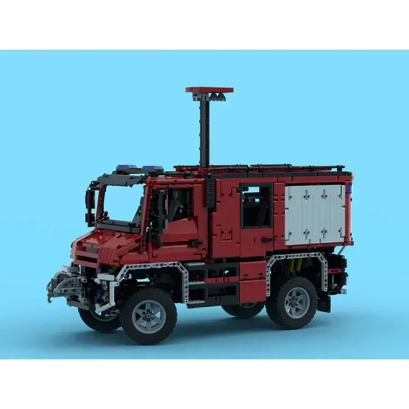 MOC-97560 New City Sprinkler 218 Camion dei pompieri Building Block Modello 5200 Parti Piccoli bambini Dream Fire Hero Camion dei pompieri Giocattolo per bambini Regalo