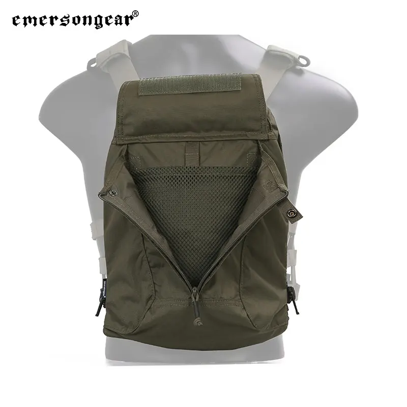 Imagem -03 - Emersongear Mag Bolsa Zip-on Painel para Avs Jpc2.0 Cpc Emerson Tático Mochila Airsoft Combate Engrenagem Bolsa Em8348