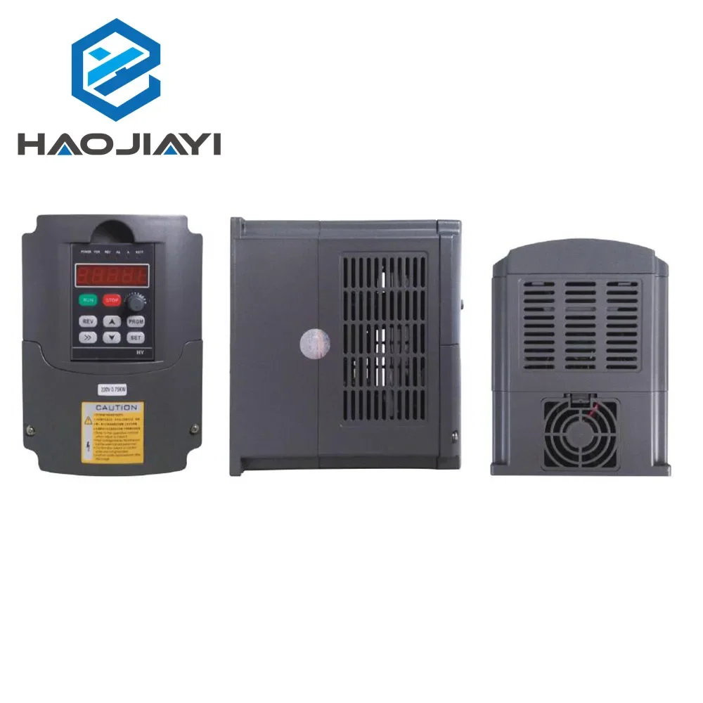 HAOJIAYI 380v 7.5kw VFD Variable Frequency Drive Inverter / VFD 3HP Input 3HP Output CNC spindle Driver spindle speed control