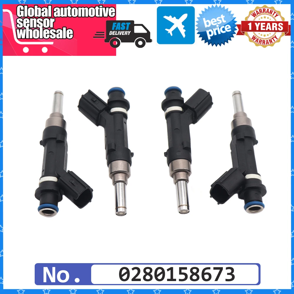 

4 шт. автомобильные топливные форсунки для Jaguar XJ8 XK8 S-Type Vanden Plas Land Rover LR3 Range Rover Rover Sport 23250-0Y050 0280158673