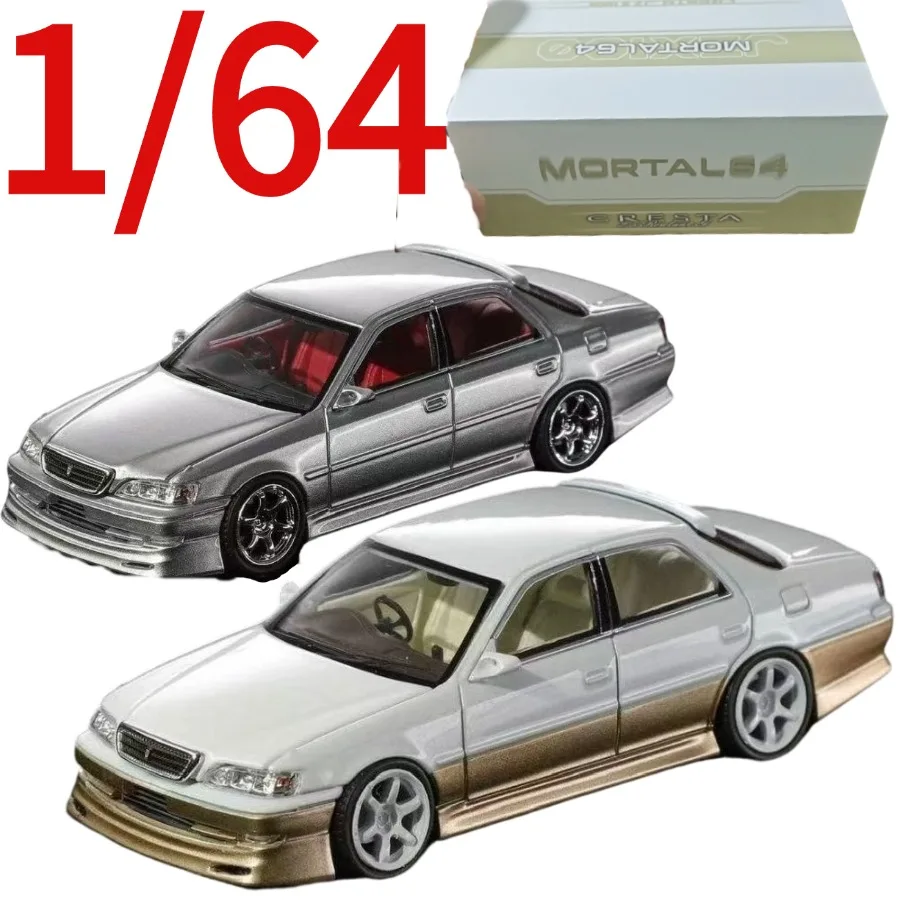 mortal-diecast-1-64-toyota-cresta-jzx100-jdm-classic-car-model-toyota-play-vehicles-collectible-model-cars-toys-for-boys-gift