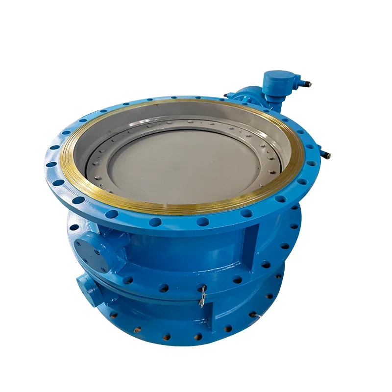 D342H/Y Double eccentric flange butterfly valve Worm gear butterfly valve