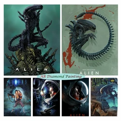 Classic Horror Movie Alien 5D AB Diamond Painting Science Fiction Film 1979 Rhinestones Embroidery Cross Stitch Kit Home Decor